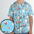 Cast Frosty The Snowman Unisex Baseball Jersey