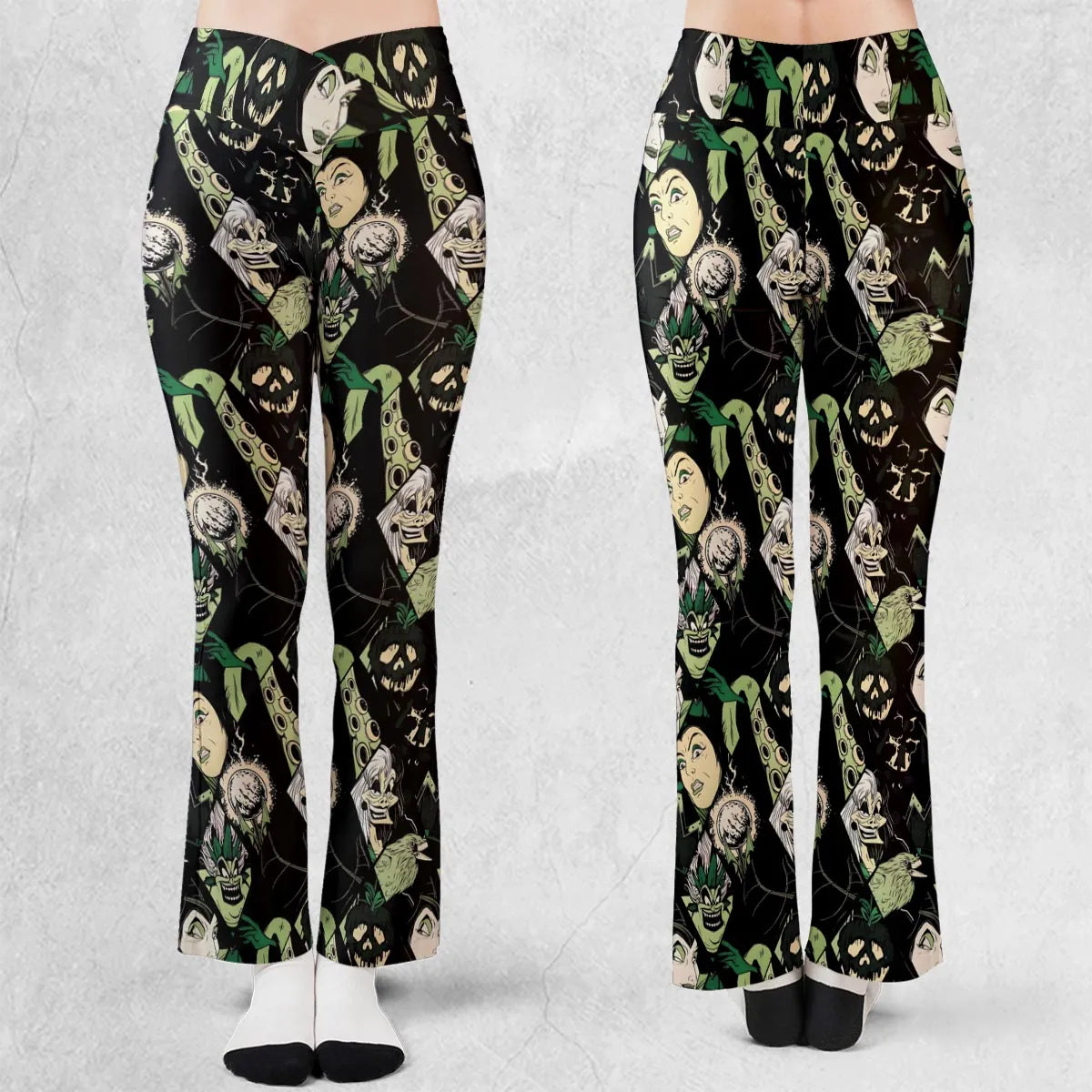 The Villains Pattern Flare Leggings