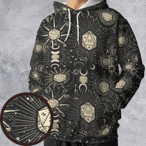 Diceyverse Dice RPG DND All-over Print Hoodie