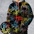 Eevee Pokemon Black All-over Print Hoodie