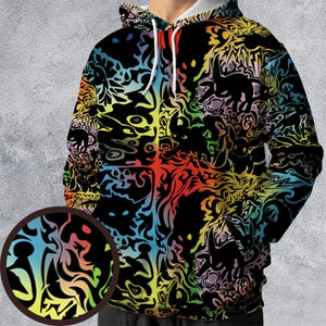 Eevee Pokemon Black All-over Print Hoodie