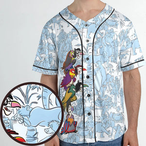 The Vultures The Jungle Book Unisex Baseball Jersey