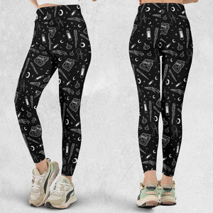 Buffy The Vampire Slayer Items Pattern Legging