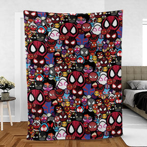Spide-Mania Spider-Verse Fleece Blanket