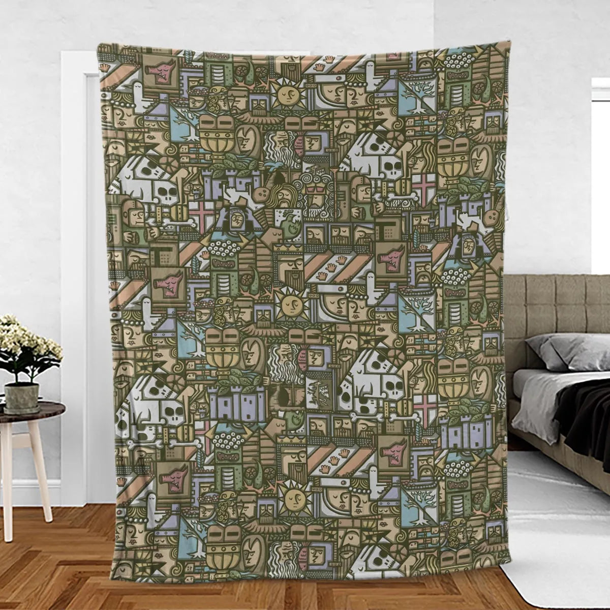 The Whole Grail Monty Python Fleece Blanket