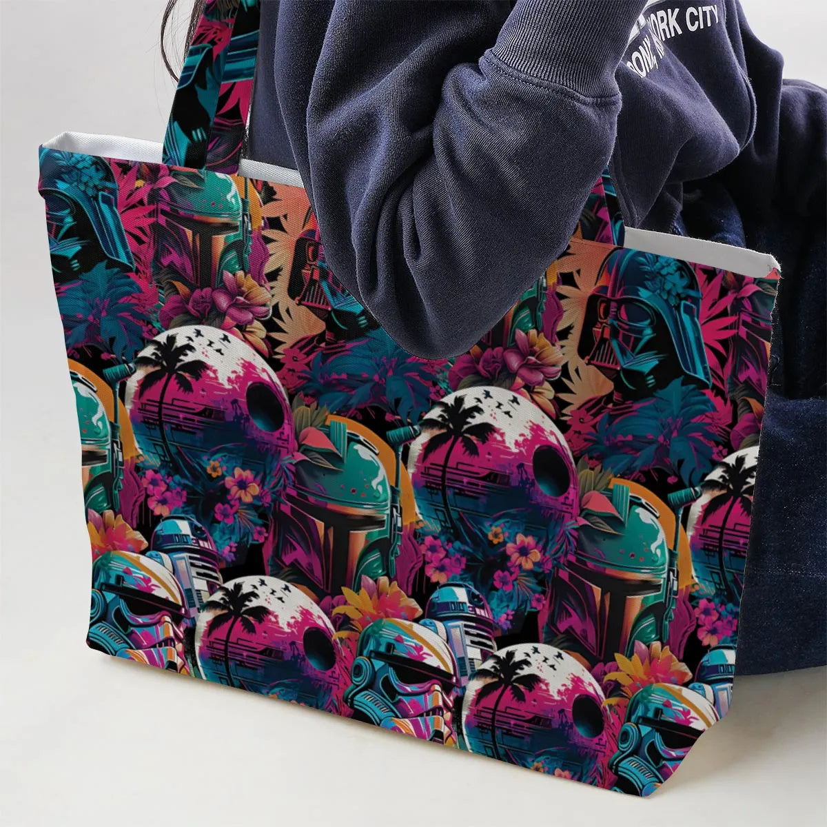 Star Wars Synthwave Large Tote Bag