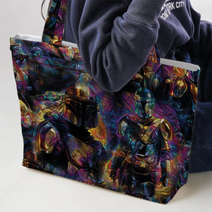 The Guardian Mandalorian Large Tote Bag
