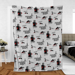 Tis but a scratch Black Knight Monty Python And The Holy Grail Fleece Blanket