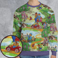 A Big Treehouse Berenstain Bears All-over Print Sweatshirt