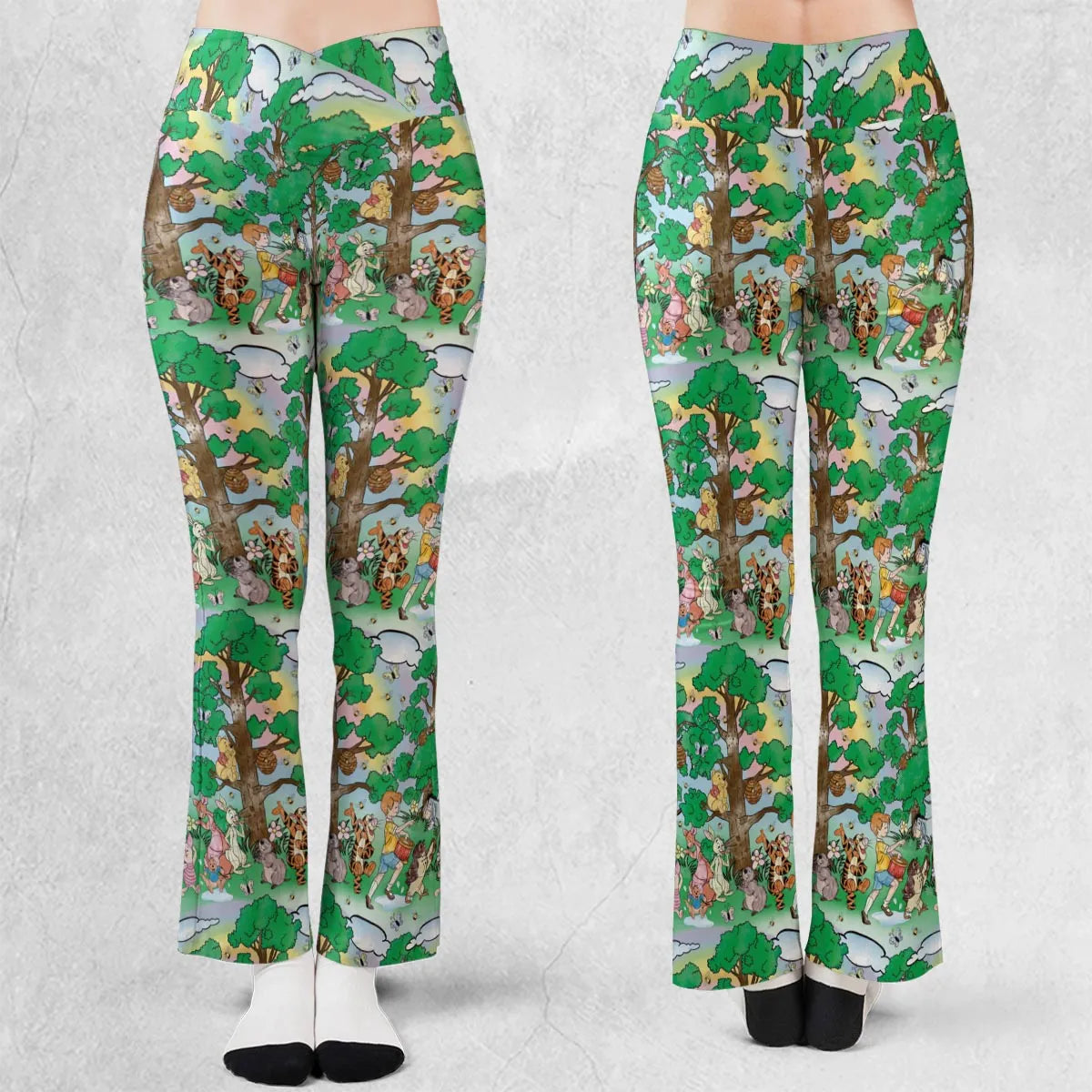 Bear and Friends Winnie the Pooh Flare Leggings