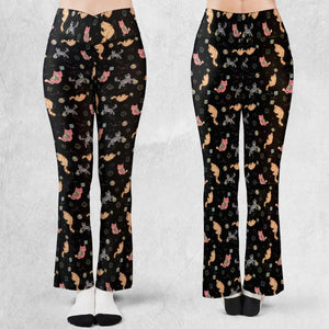 Dice Cat DnD Flare Leggings