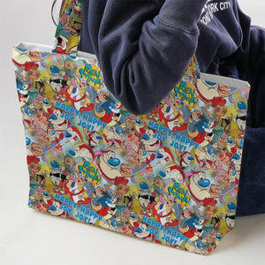 The Ren and Stimpy Show Large Tote Bag