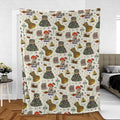 Festivites Midsommar Muppet Babies Fleece Blanket