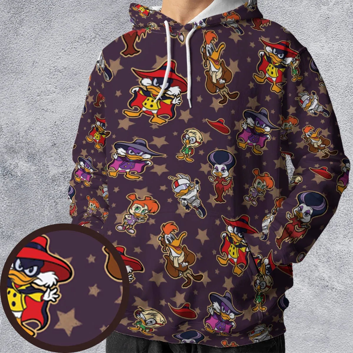 Duck Power Darkwing Duck All-over Print Hoodie