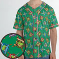 TMNT Characters Pattern Unisex Baseball Jersey
