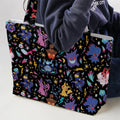 Ghost Buddies Cottagecore Pokemon Patterns Large Tote Bag