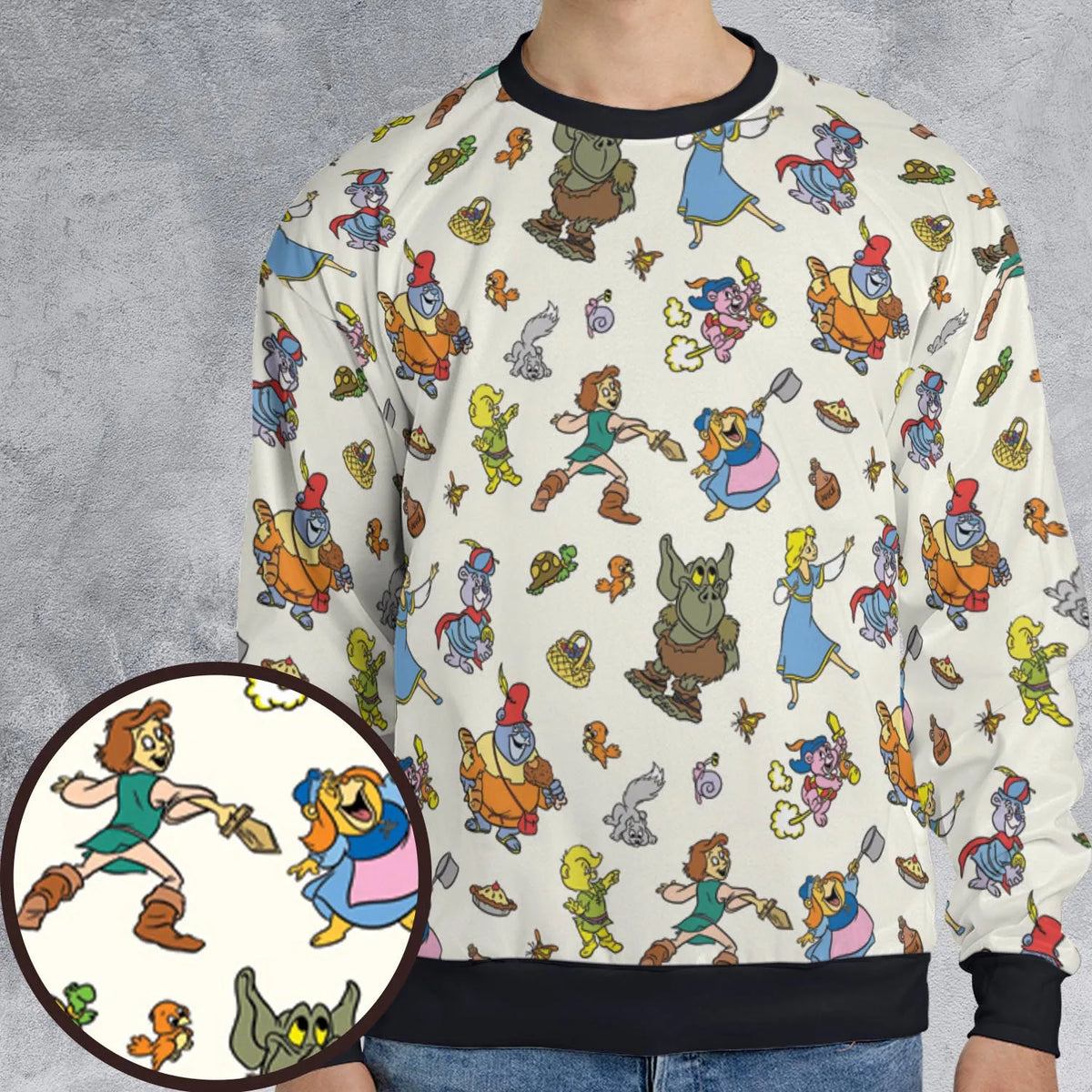 Gummi Bears Characters All-over Print Sweatshirt
