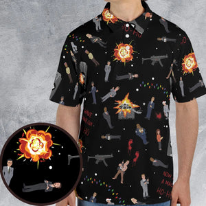 Die Hard Is My Favorite Christmas Movie AOP Men/Women Polo Shirt