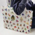 He-Man & Masters Of The Universe Characters Pattern Large Tote Bag