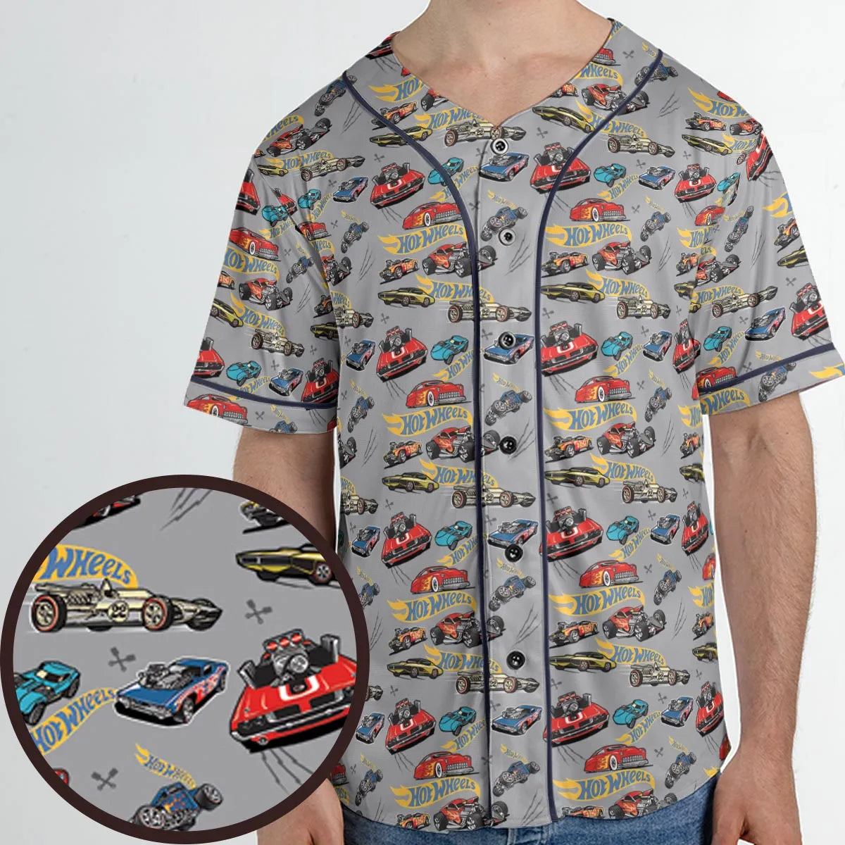 Hot Wheels Classic Car Unisex Baseball Jersey