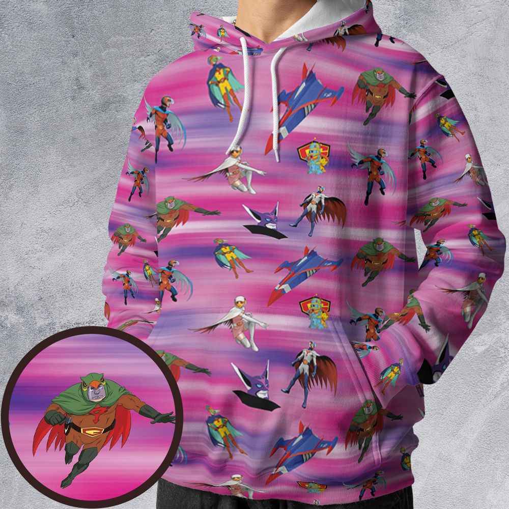 All-over Print Hoodie - 87W8A7R1 -  - 1