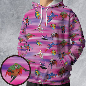 All-over Print Hoodie - 87W8A7R1 -  - 1