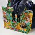 Statler And Waldorf Muppets Tropical Large Tote Bag