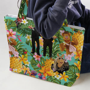 Statler And Waldorf Muppets Tropical Large Tote Bag