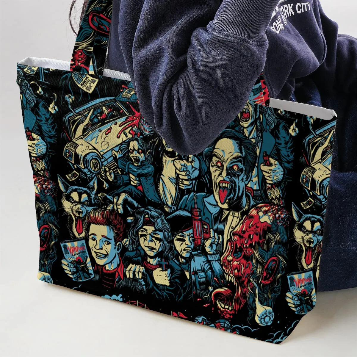 The Lost Boys Eighties Vampire Horror Large Tote Bag