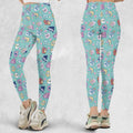 Adventure Time Floral Pattern Legging