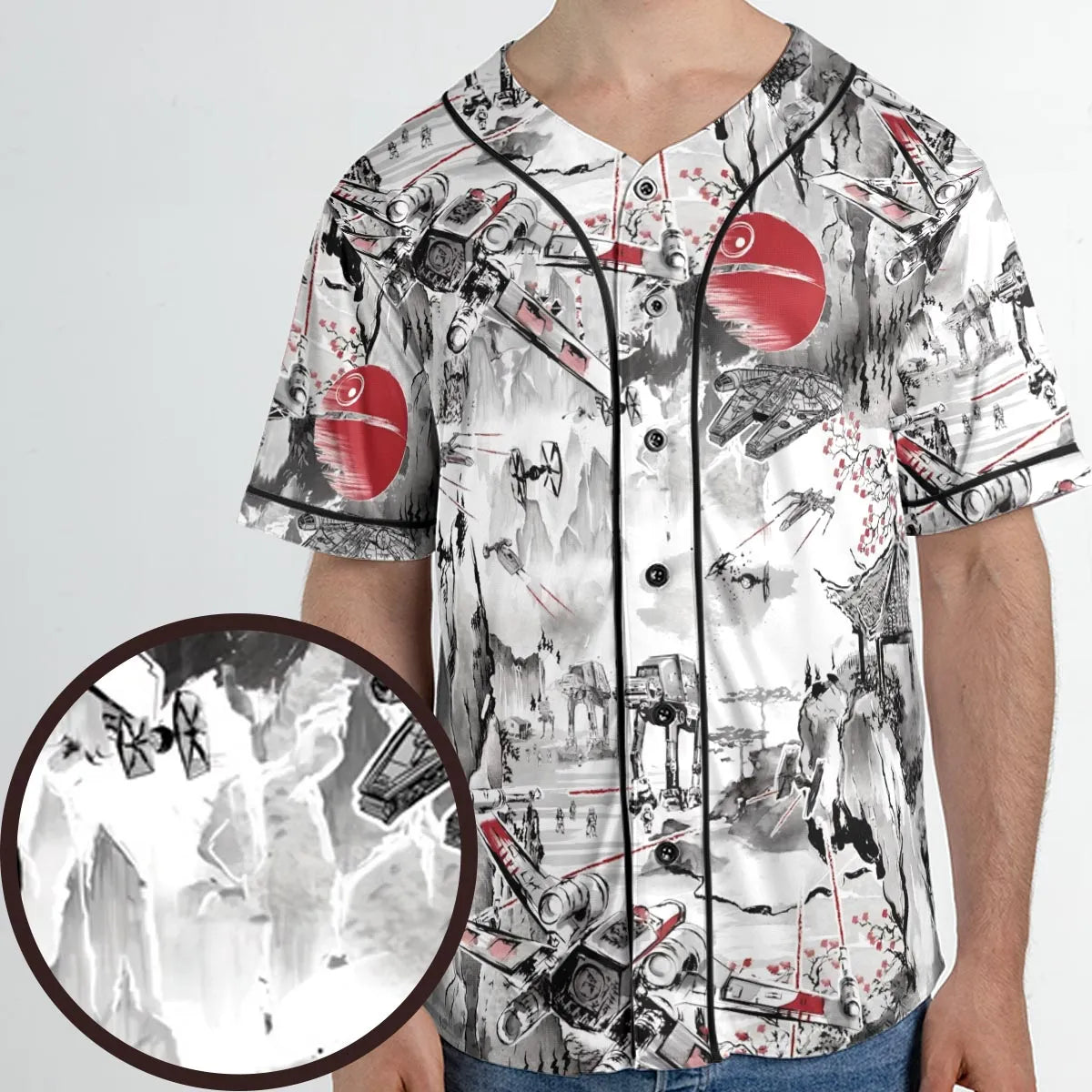Last Battle of the Galactic Civil War Unisex Baseball Jersey