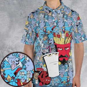 Aqua Teen Hunger Force AOP Men/Women Polo Shirt