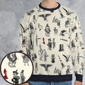 Wizard of Oz Vintage Adapt All-over Print Sweatshirt