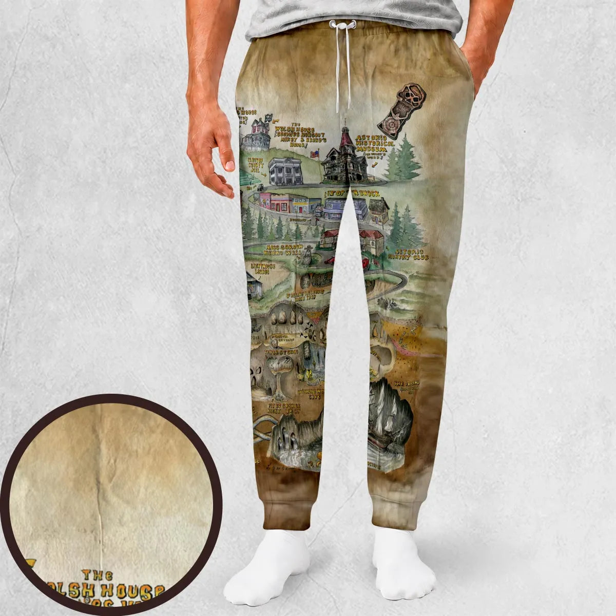 The Goonies Adventure Map Sweatpants