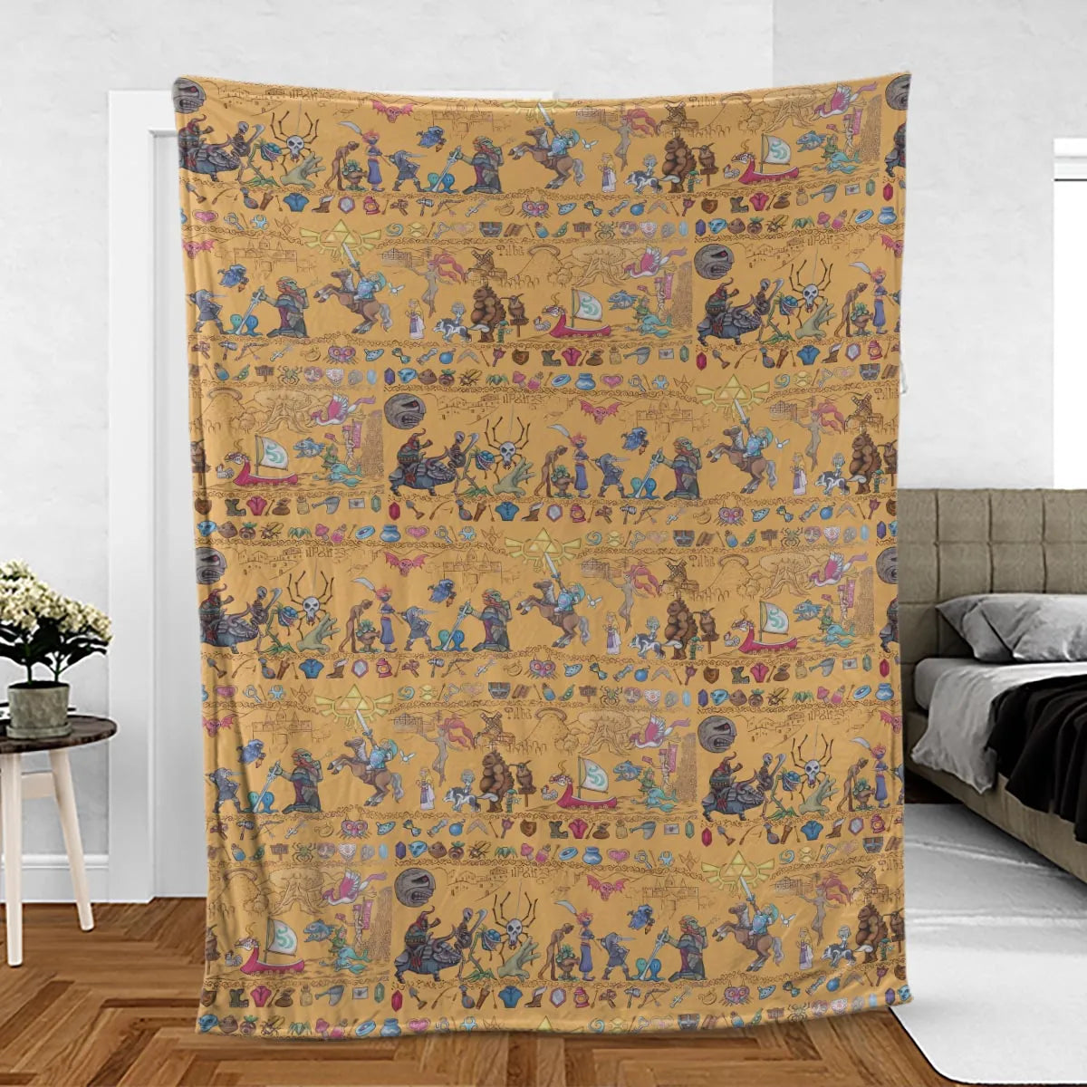 Link's Journey Tapestry The Legend Of Zelda Fleece Blanket