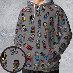 Homies All-over Print Hoodie