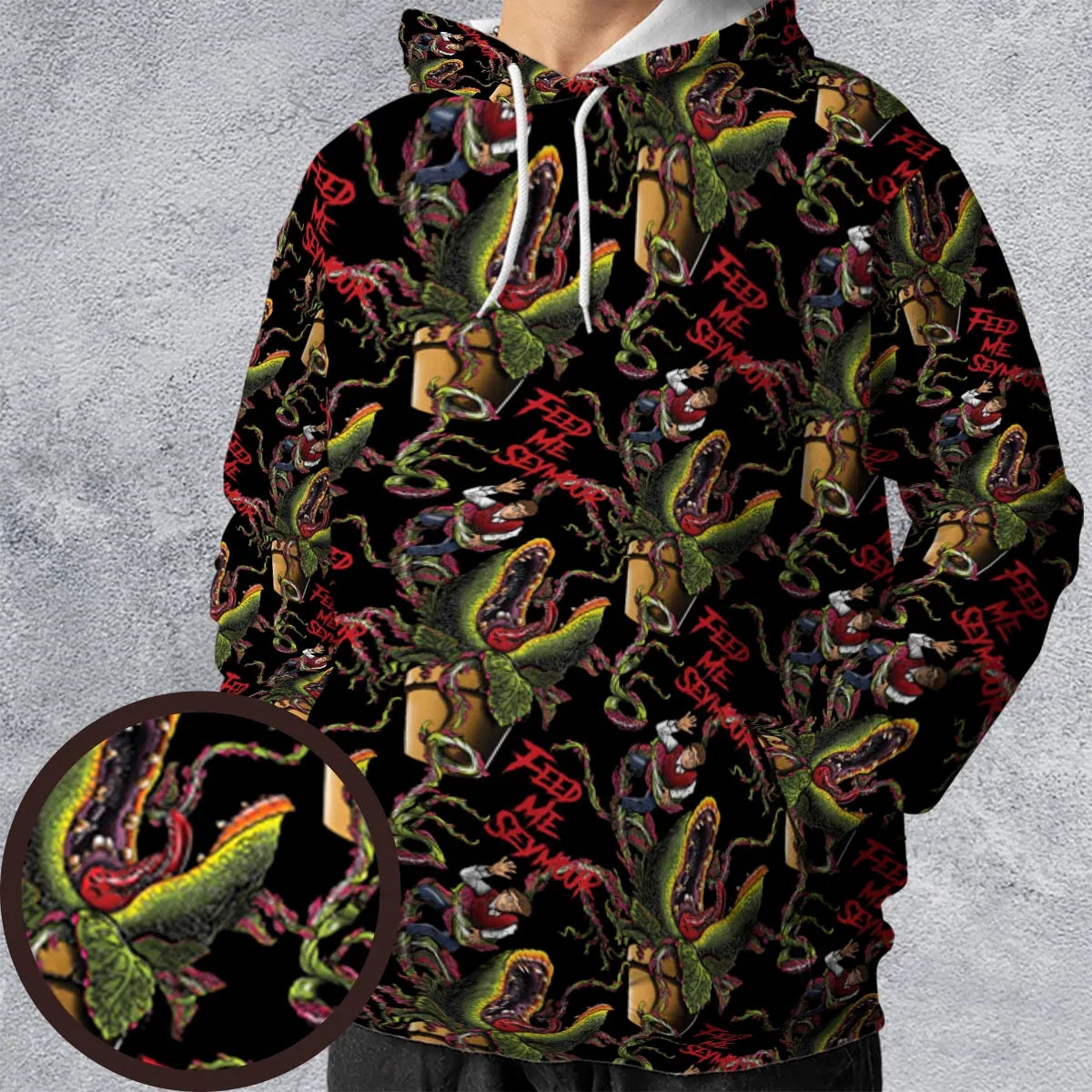 Feed Me Seymour Horror Little Shop All-over Print Hoodie