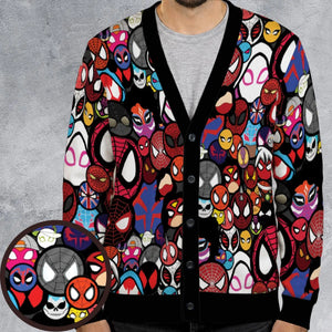 Spide-Mania Spider-Verse Cardigan
