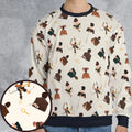 Clue The Movie Characters Pattern All-over Print Sweatshirt