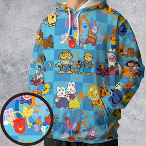 90s cartoon Nostalgic All-over Print Hoodie