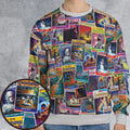 Goosebumps Monster Collage Pattern All-over Print Sweatshirt