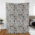 Egyptian Galaxy Wars Fleece Blanket