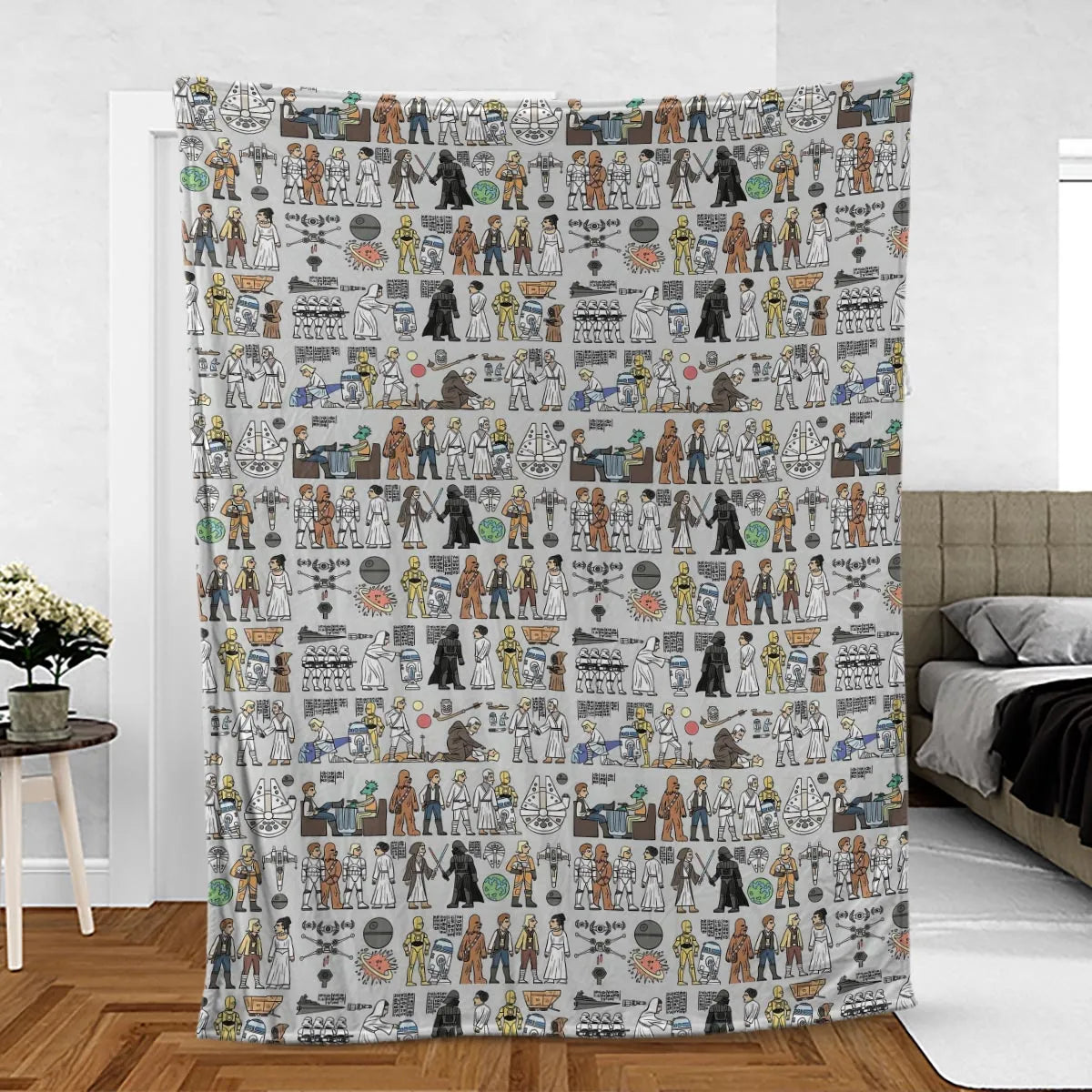 Egyptian Galaxy Wars Fleece Blanket