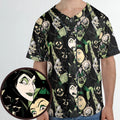 The Villains Pattern Unisex Baseball Jersey