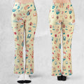 Ren and Stimpy Pattern Flare Leggings