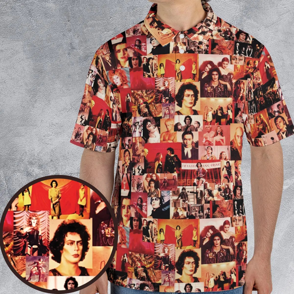 Oh Rocky The Rocky Horror Picture Show AOP Men/Women Polo Shirt