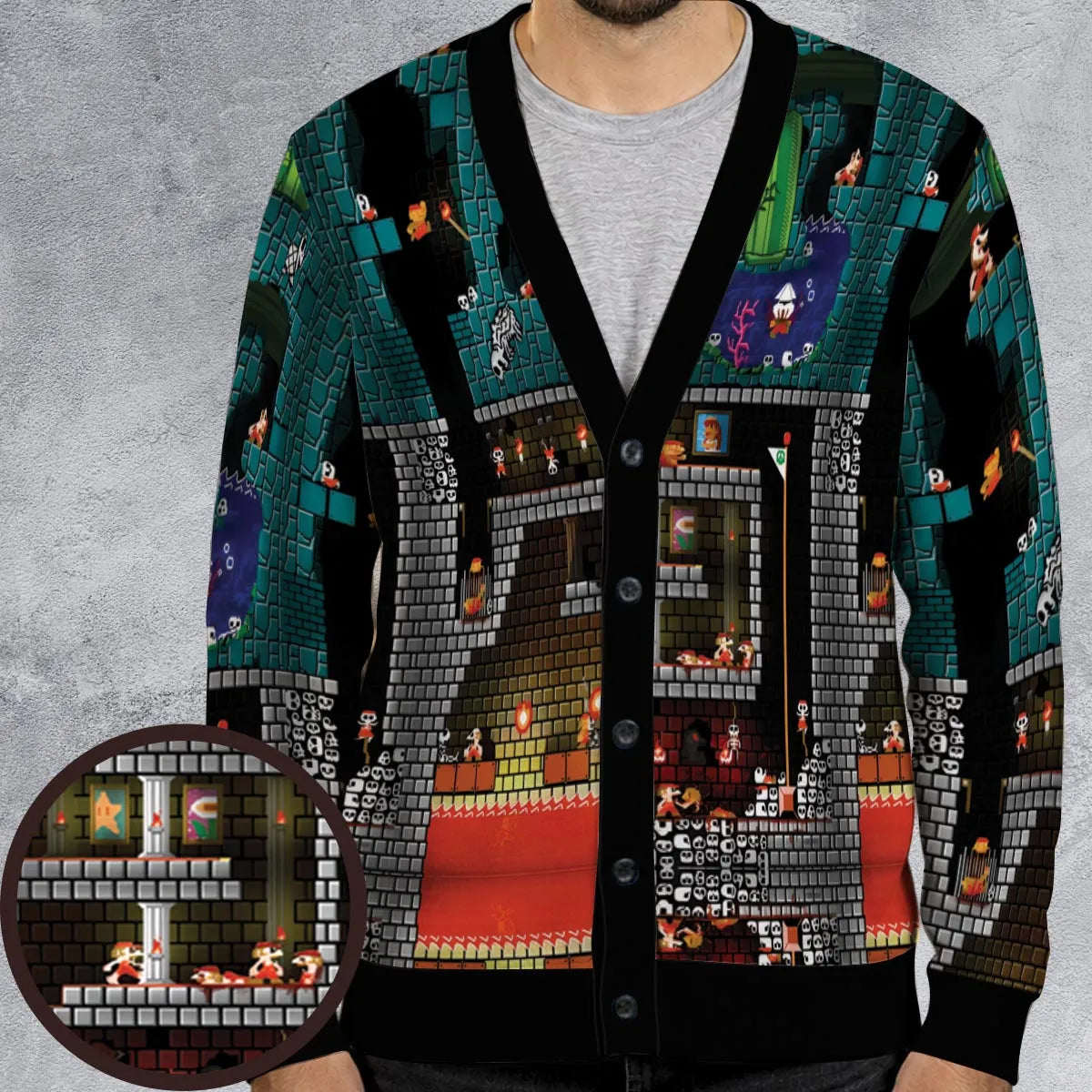 The Pit Super Mario Cardigan