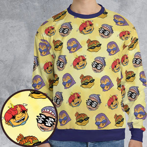 Stay Rad Rocket Power All-over Print Sweatshirt