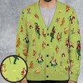 Irish Movie Darby O'Gill Characters Cardigan