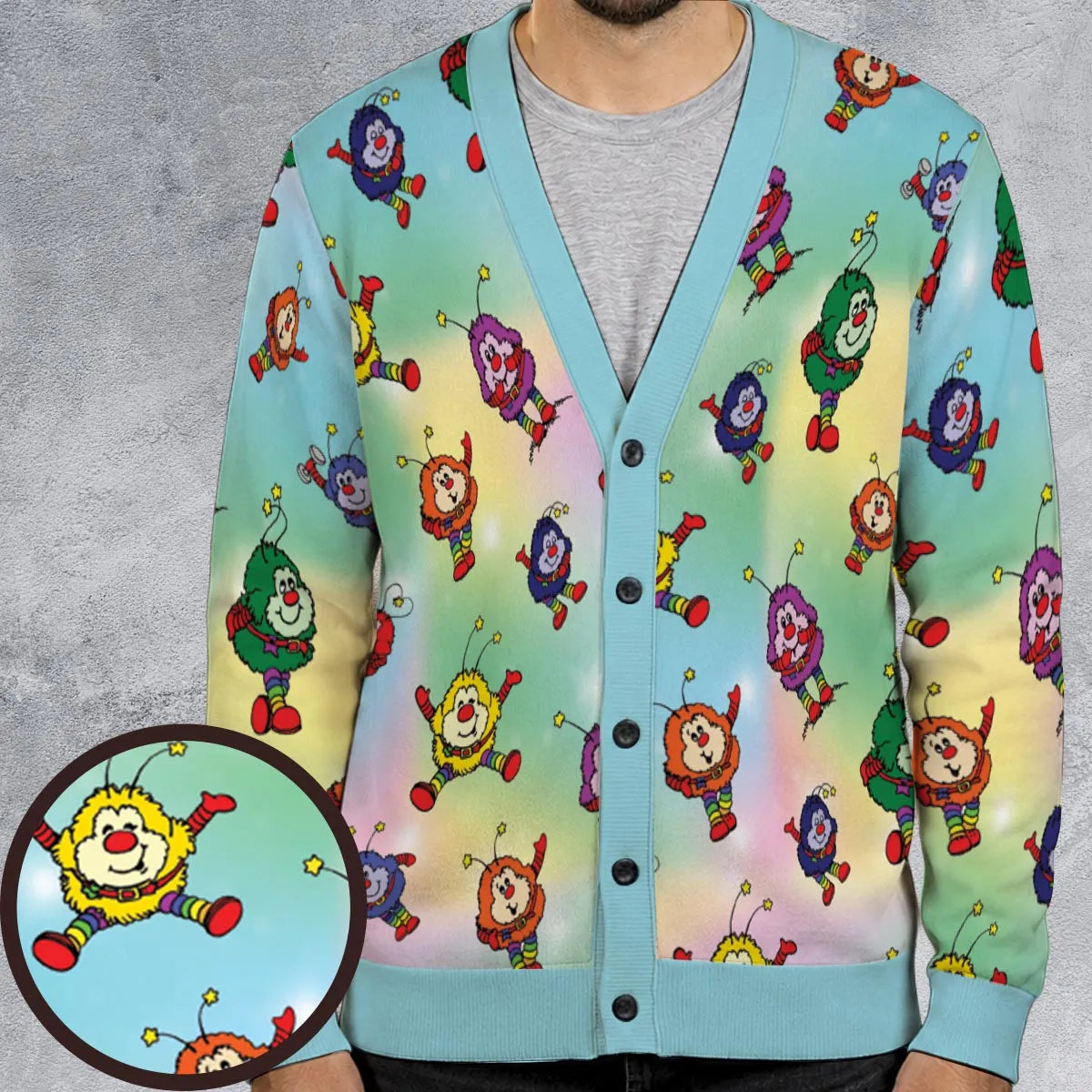 Rainbow Brite Sprites Cardigan